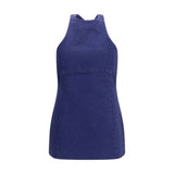 Miu Miu Blue Cotton Casual Dress - Stylish and Contemporary