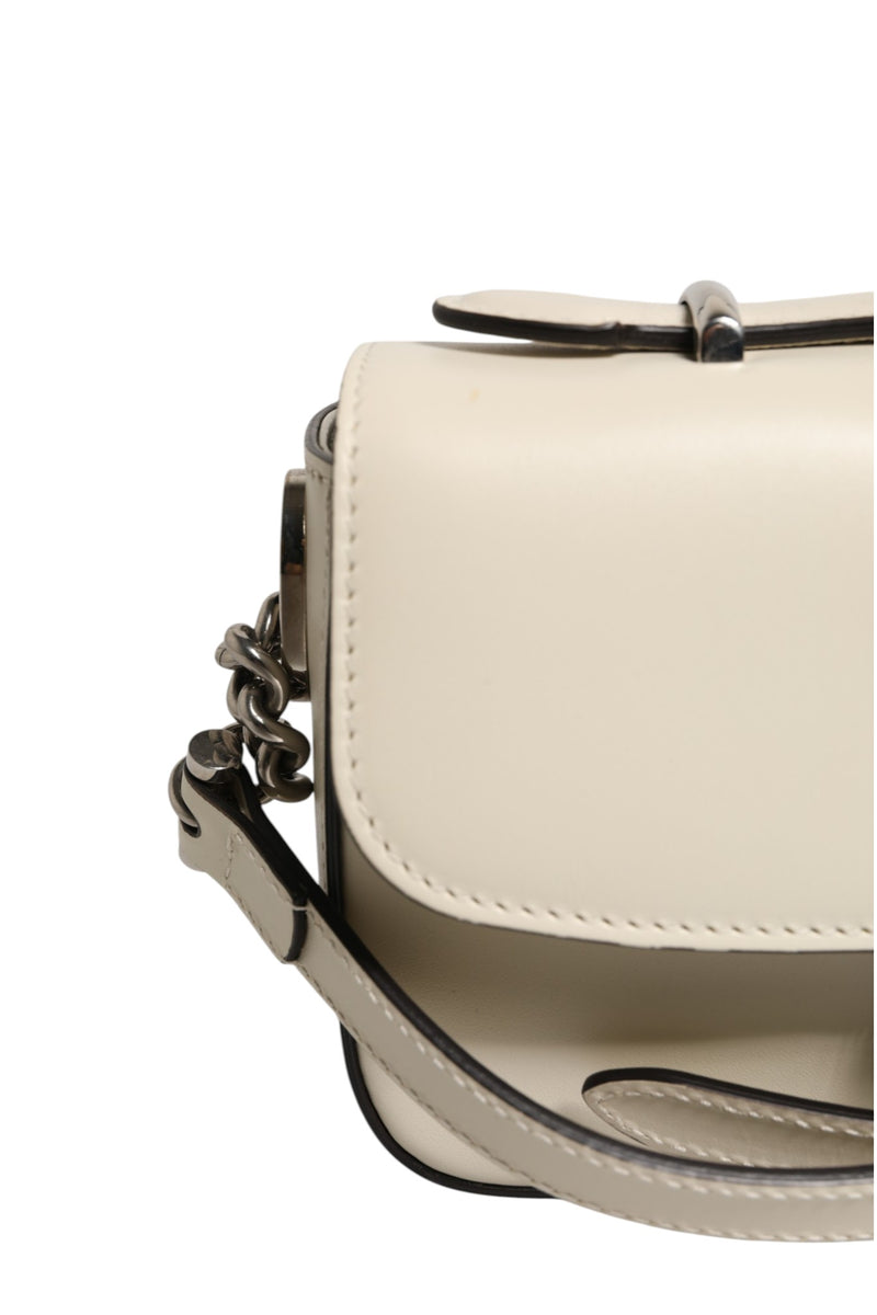 Gucci Petite GG Flap Shoulder Bag - Off White