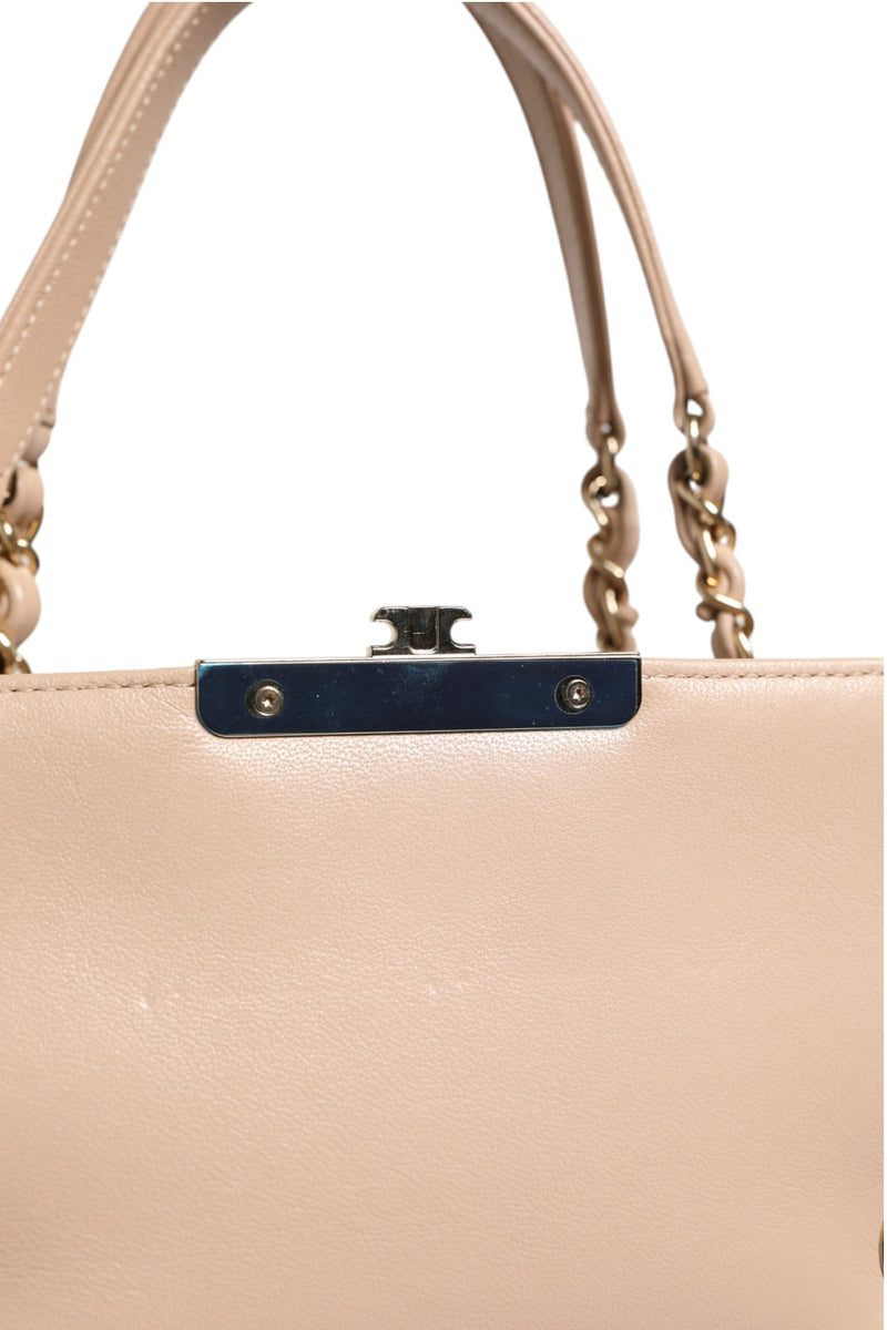 Chanel Quilted Leather Beauty Lock Flap Bag
