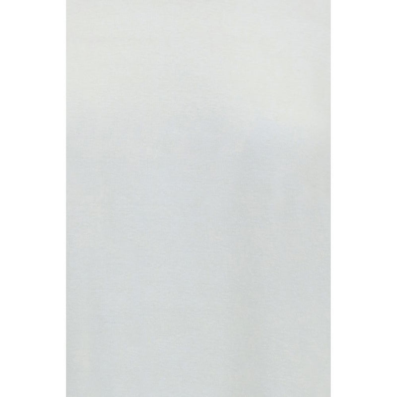 T-shirt à manches longues en coton blanc The Row