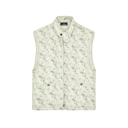 Stone Island Bicolor Polyamide Sleveless Jacket