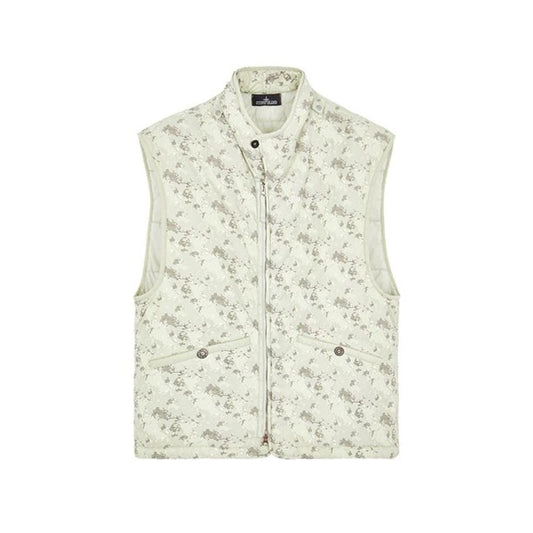 Stone Island Bicolor Polyamide Sleeveless Jacket for Men