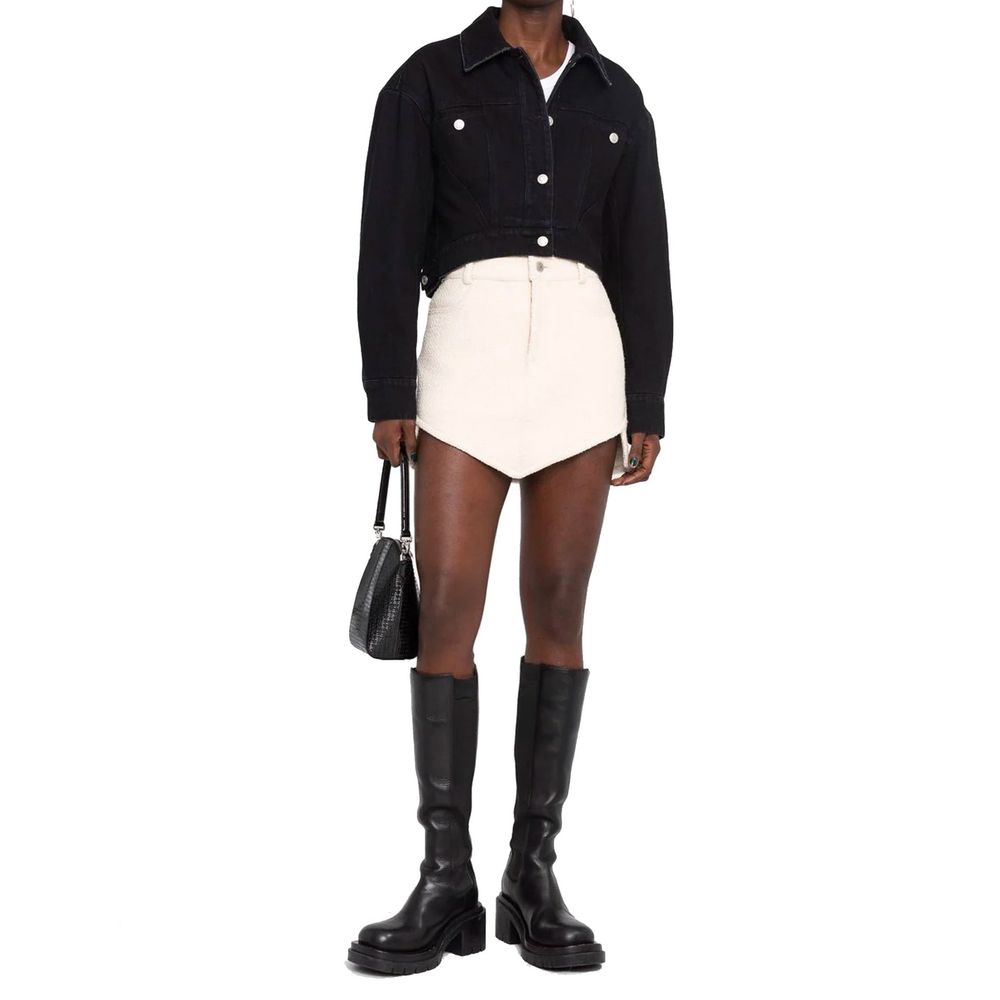 Alexander McQueen Black Cotton Denim Jacket for Women
