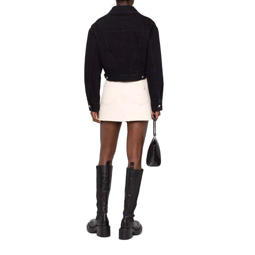 Alexander McQueen Black Cotton Denim Jacket for Women