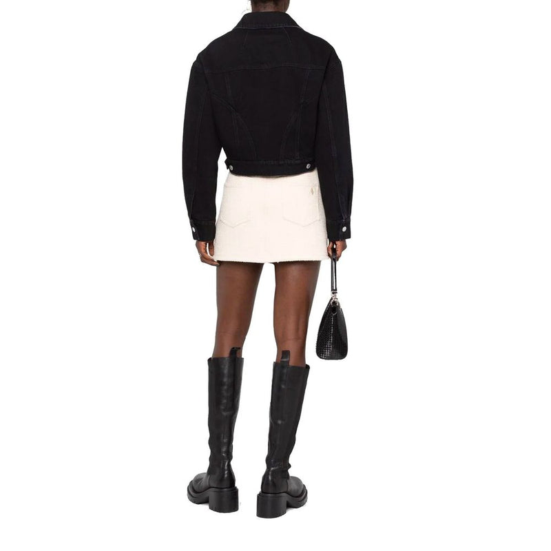 Alexander McQueen Black Cotton Denim Jacket for Women