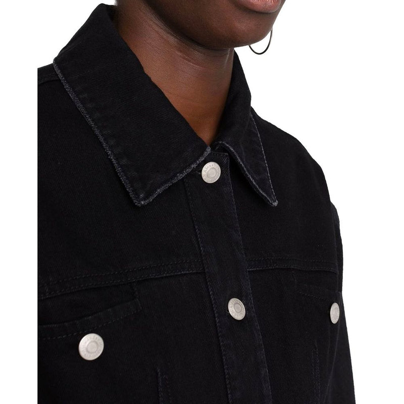 Alexander McQueen Black Cotton Denim Jacket for Women
