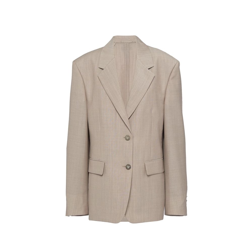 Prada Beige Mohair Blazer for Women