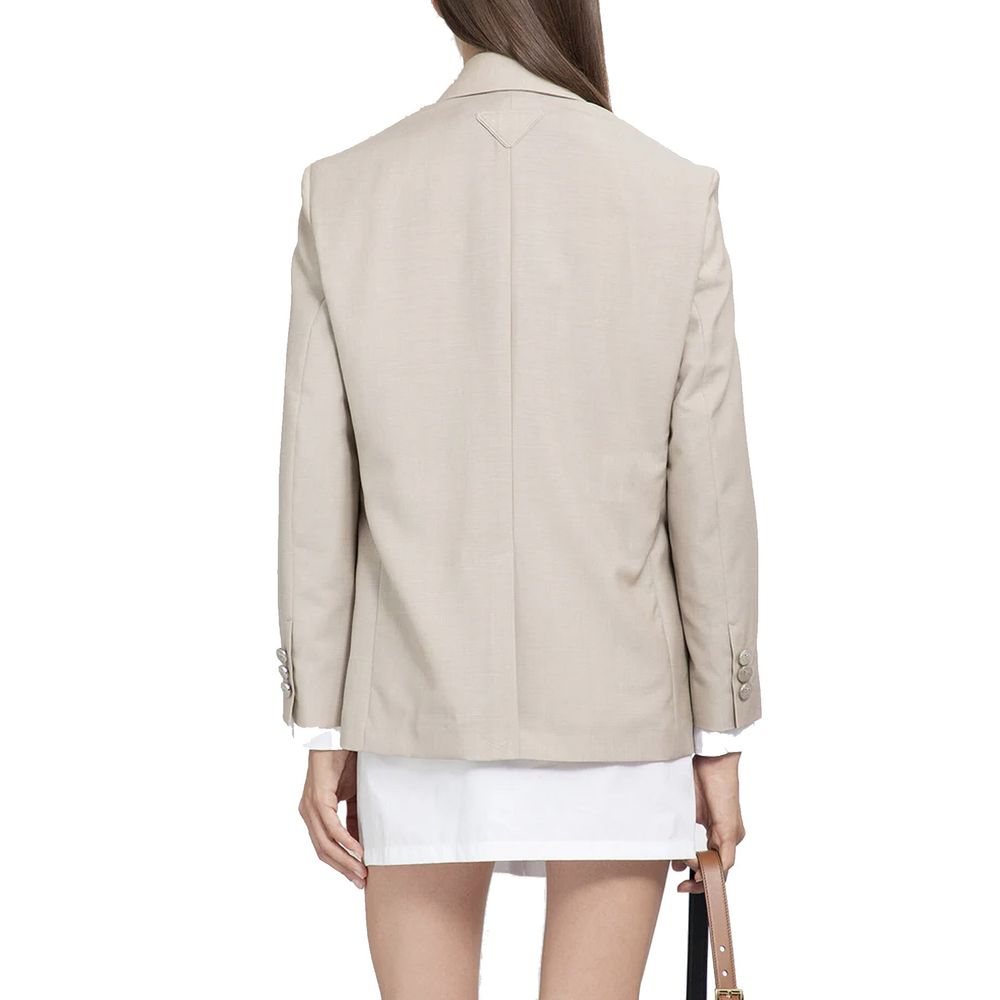 Prada Beige Mohair Blazer for Women