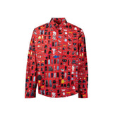 Chemise Balenciaga en coton à motifs multicolores