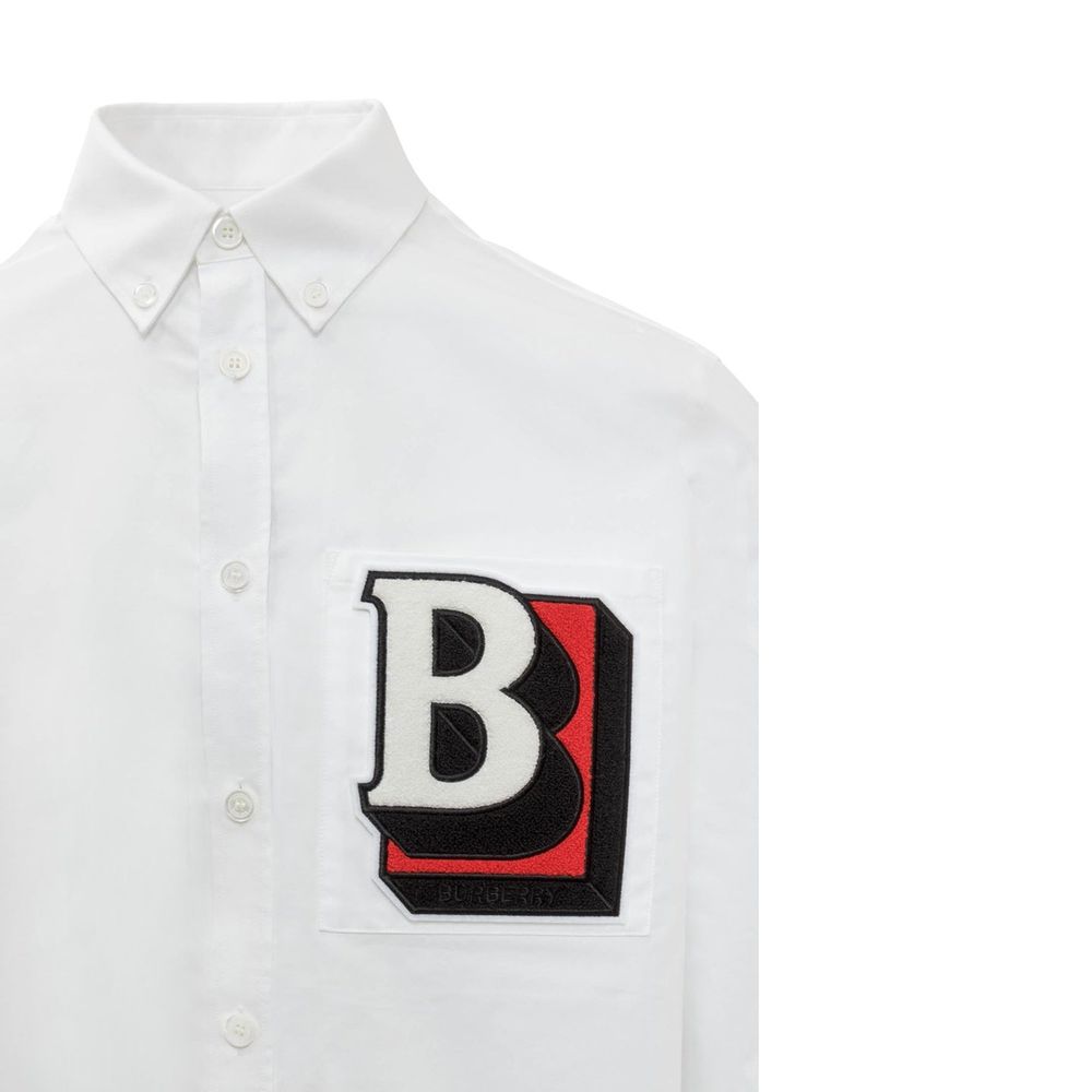 Chemise habillée Burberry en coton blanc