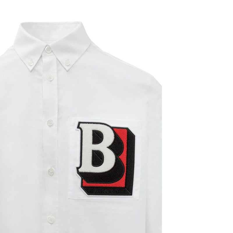Chemise habillée Burberry en coton blanc