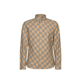 Chemise en coton à motif beige Burberry