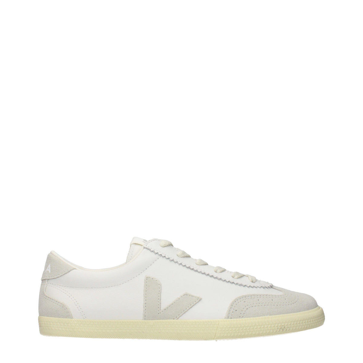 Veja White Leather Low Top Sneakers for Women