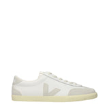 Veja White Leather Low Top Sneakers for Women