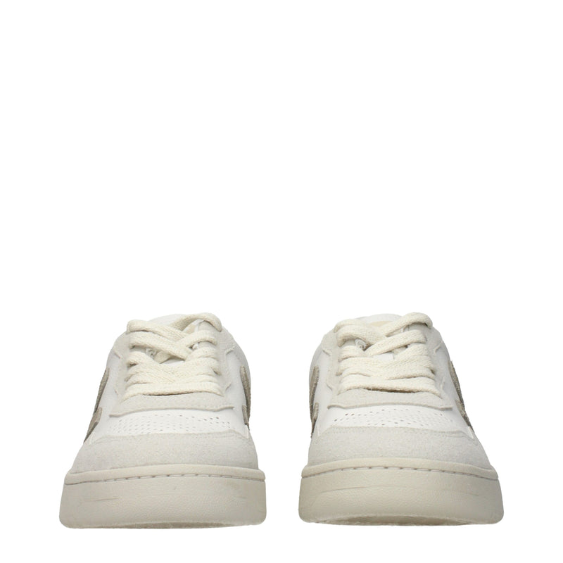 Veja White Leather Low Top Sneakers for Women