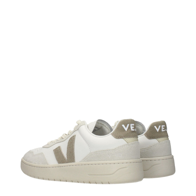 Veja White Leather Low Top Sneakers for Women