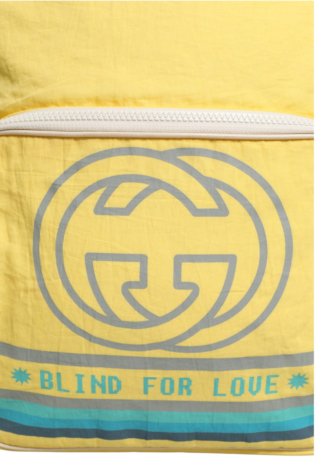 Sac à dos en nylon jaune Gucci Blind For Love