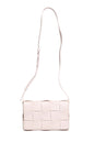 Bottega Veneta Pink Intrecciato Cassette Shoulder Bag