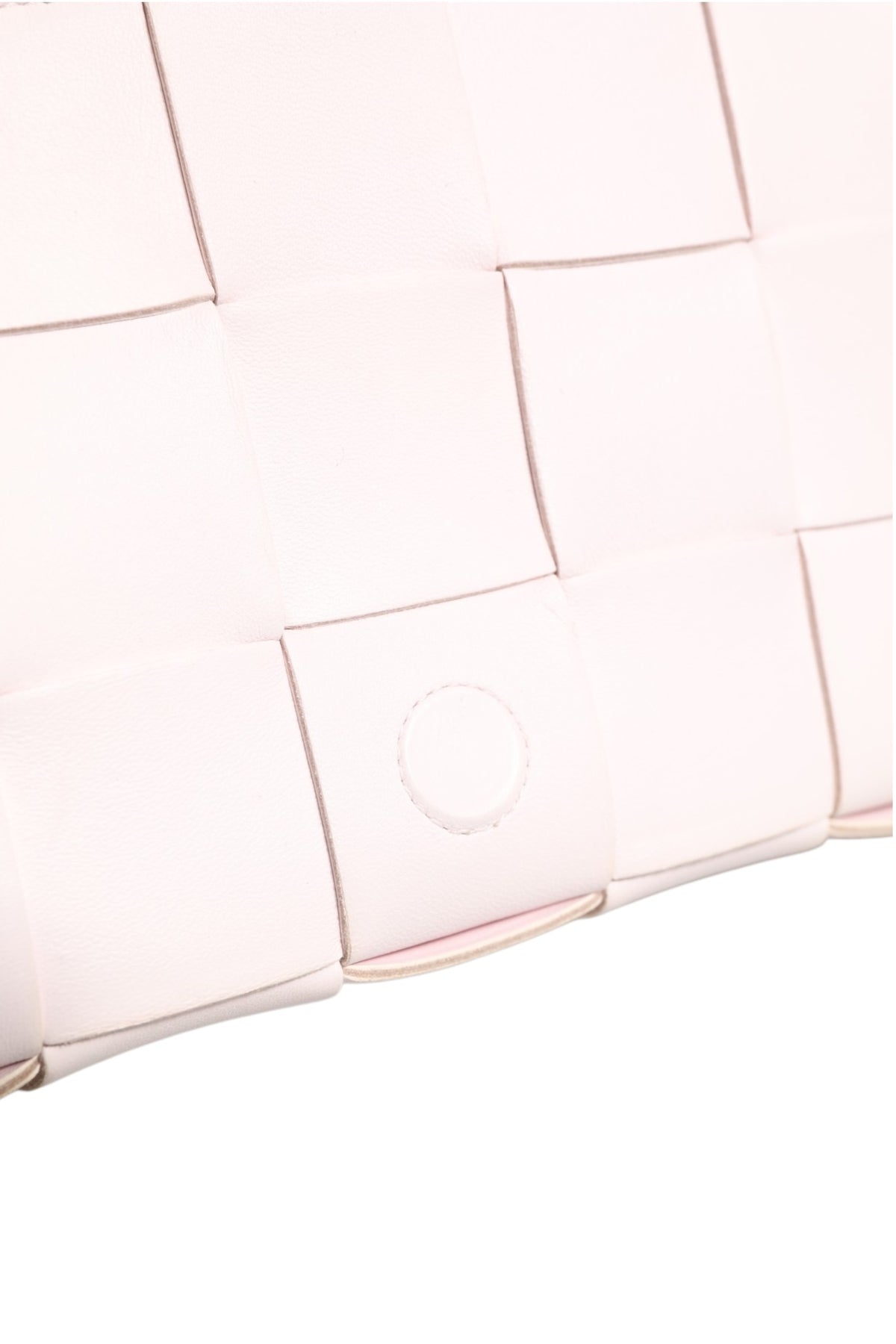 Bottega Veneta Pink Intrecciato Cassette Shoulder Bag