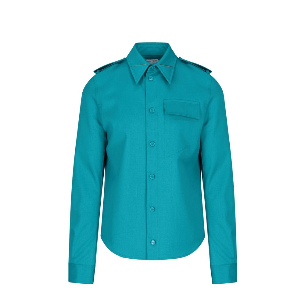 Chemise Bottega Veneta bicolore en élasthanne