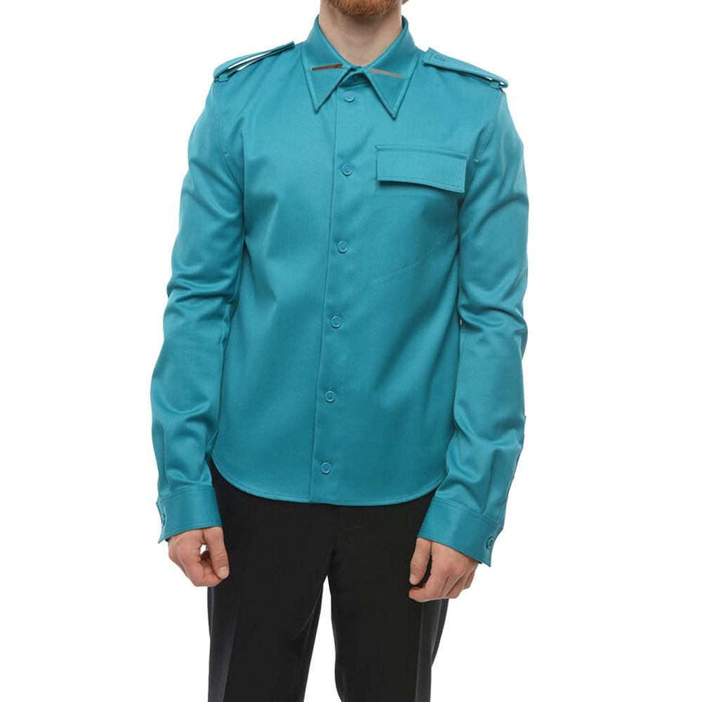 Chemise Bottega Veneta bicolore en élasthanne