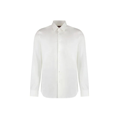 Chemise habillée en coton blanc Gucci