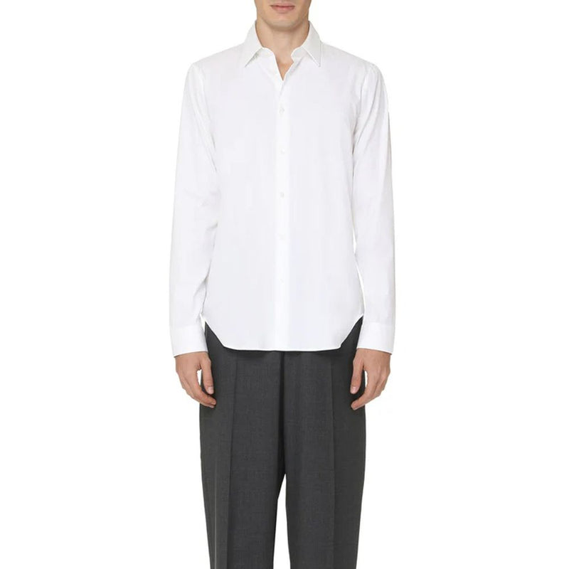 Gucci White Cotton Dress Shirt