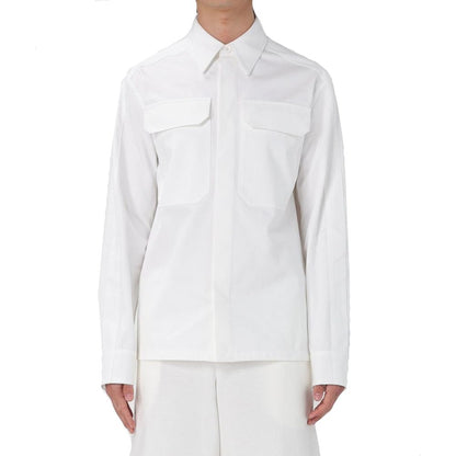 Chemise en Coton Blanc Jil Sander