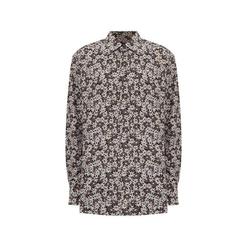 Tom Ford Bicolor Cotton Pattern Shirt