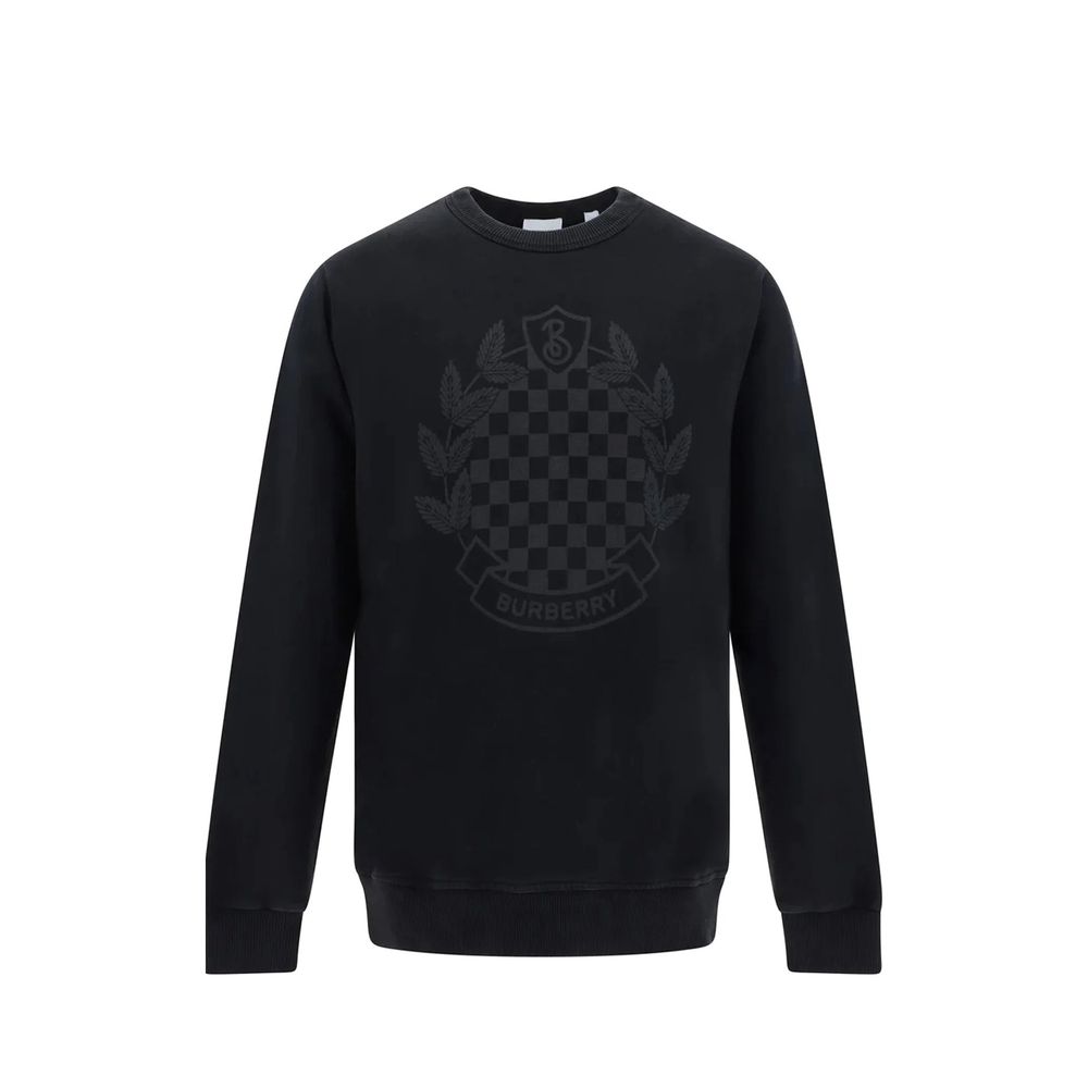 Sweat-shirt Burberry en coton noir