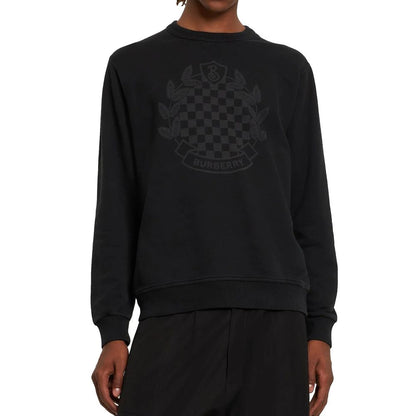 Sweat-shirt Burberry en coton noir