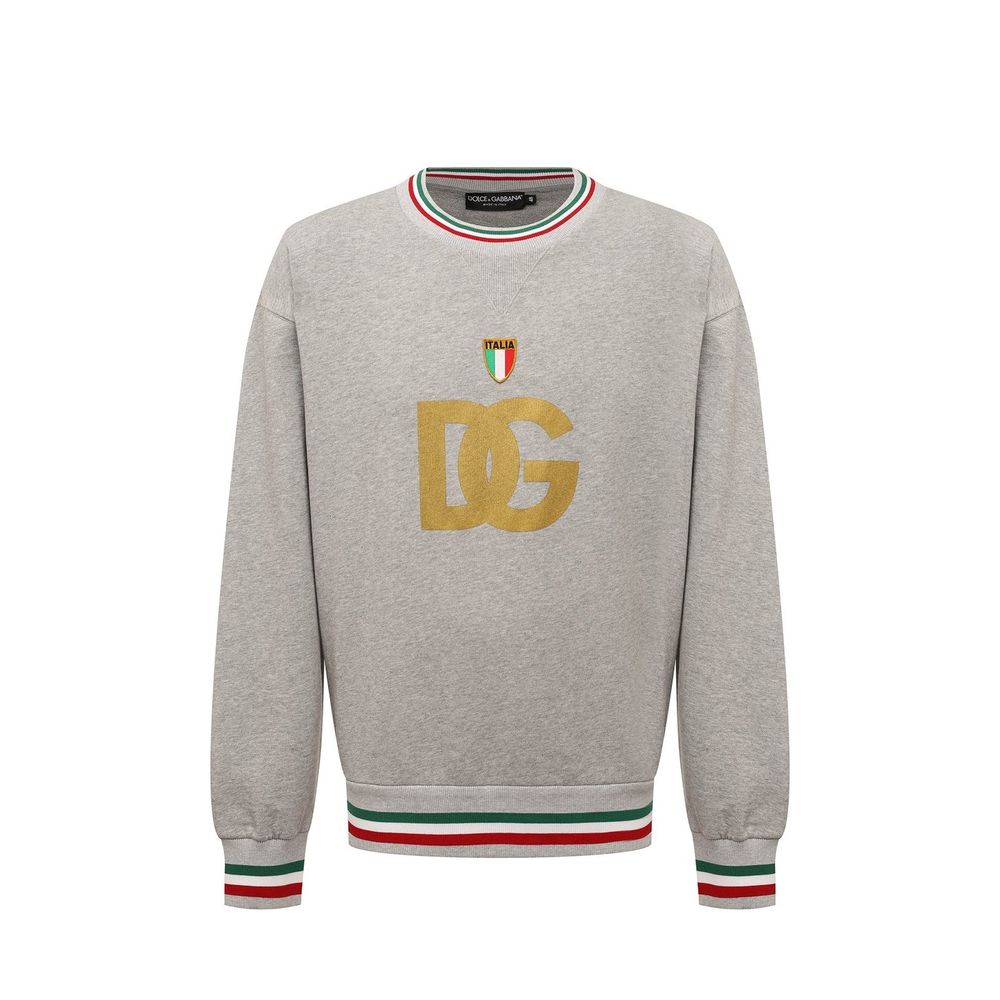 Sweat-shirt Dolce & Gabbana en coton gris