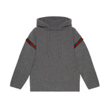 Sweat-shirt en cachemire gris Gucci