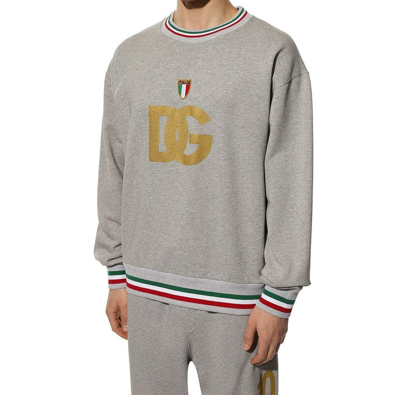Dolce & Gabbana Grijs Katoenen Sweatshirt