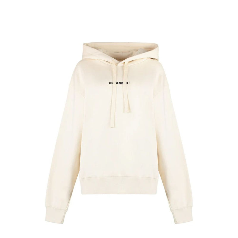 Jil Sander White Cotton Sweatshirt for Women