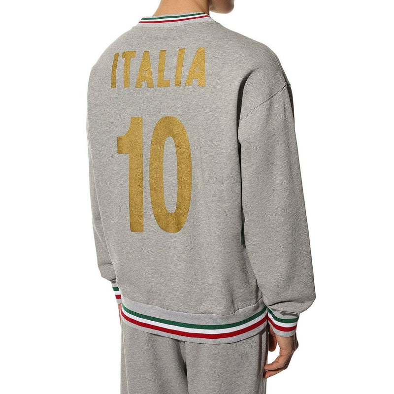 Dolce & Gabbana Grijs Katoenen Sweatshirt