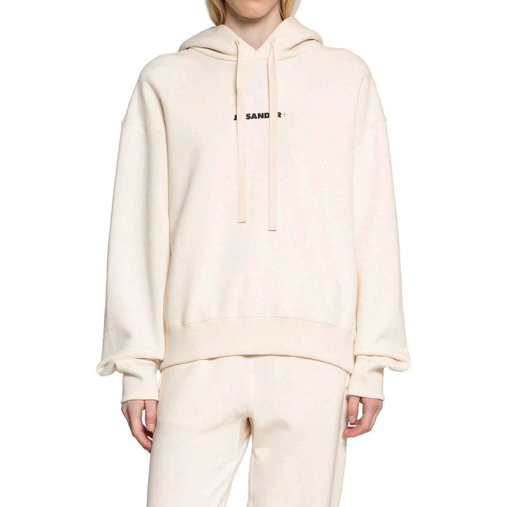 Jil Sander White Cotton Sweatshirt for Women