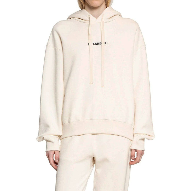 Jil Sander White Cotton Sweatshirt for Women