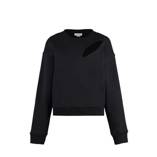 Alexander McQueen Black Cotton Sweatshirt for Women