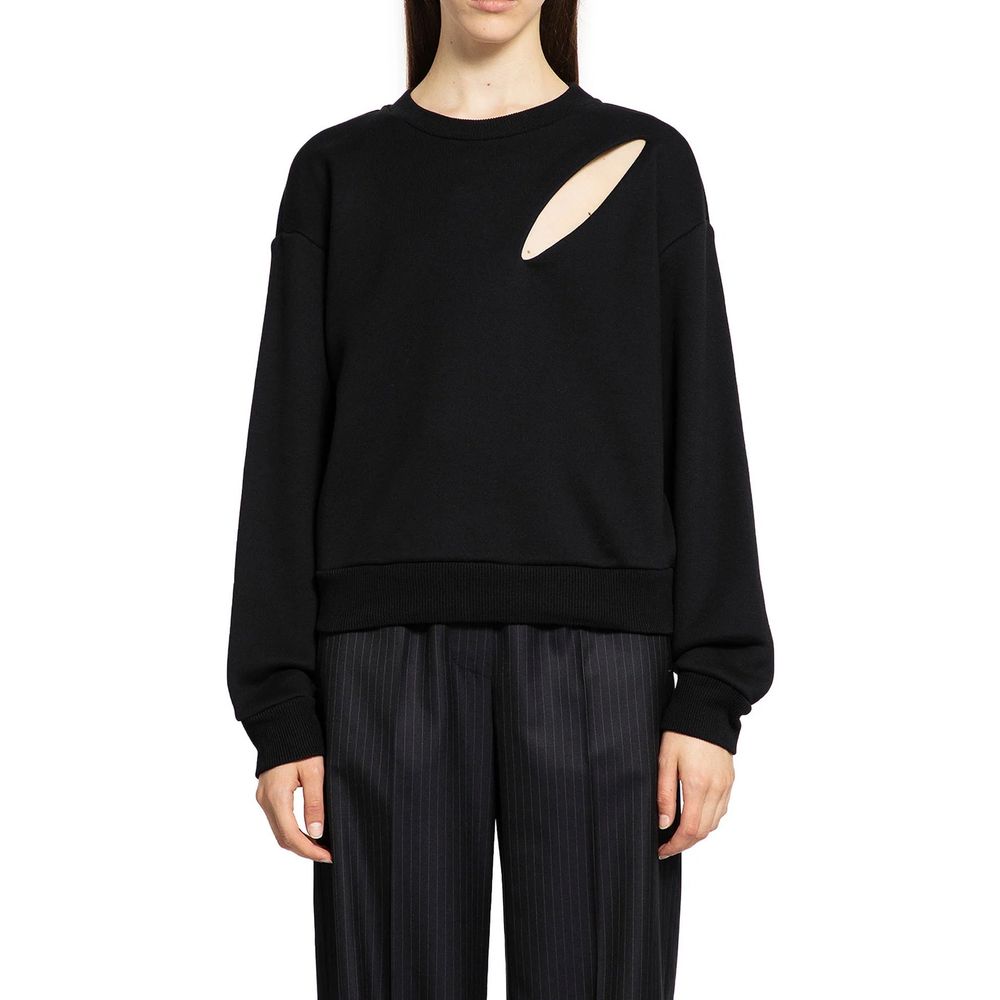 Alexander McQueen Black Cotton Sweatshirt for Women
