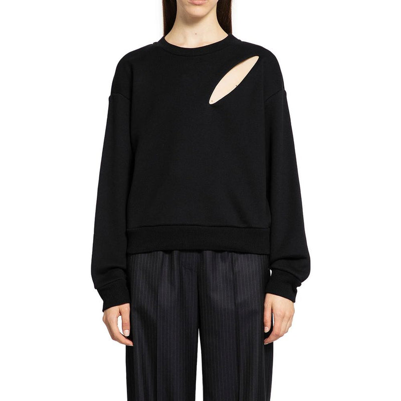 Alexander McQueen Black Cotton Sweatshirt for Women