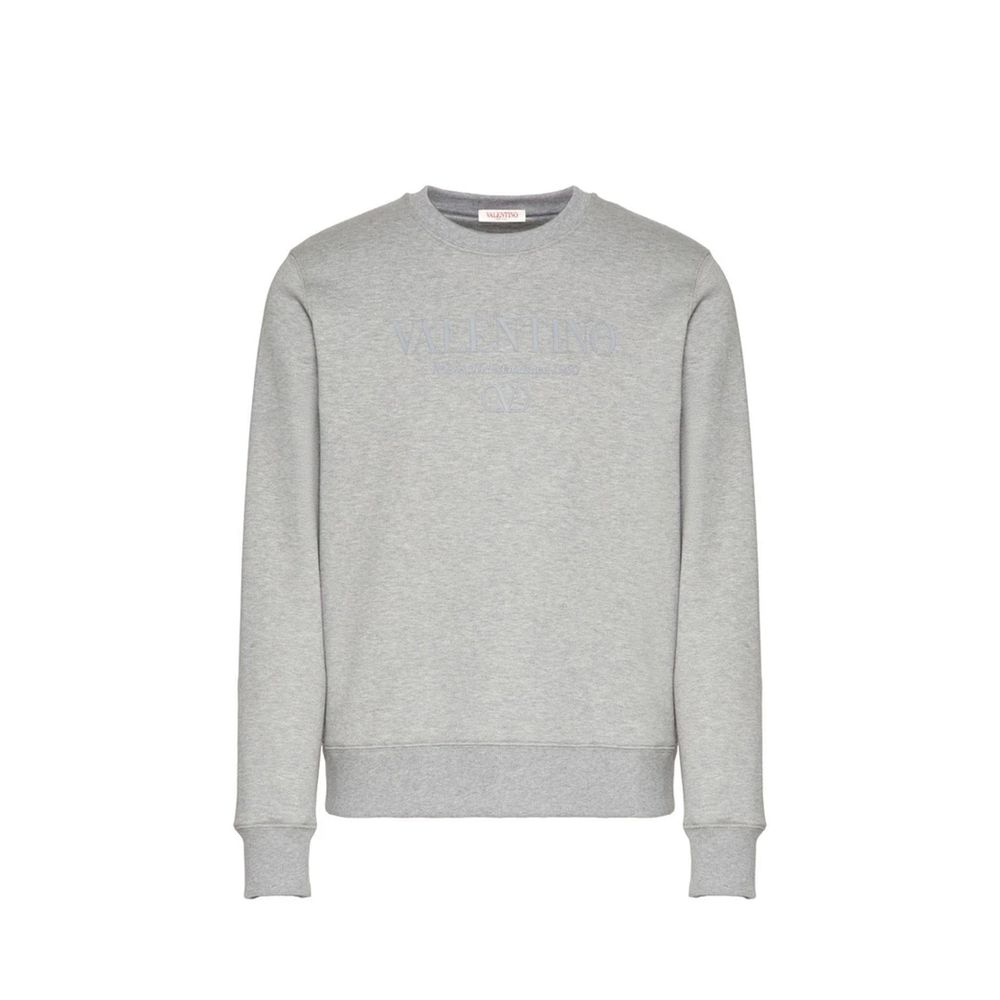 Valentino Garavani Gray Cotton Sweatshirt for Men - XXL
