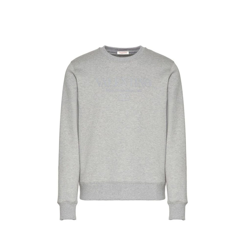 Valentino Garavani Gray Cotton Sweatshirt for Men - XXL