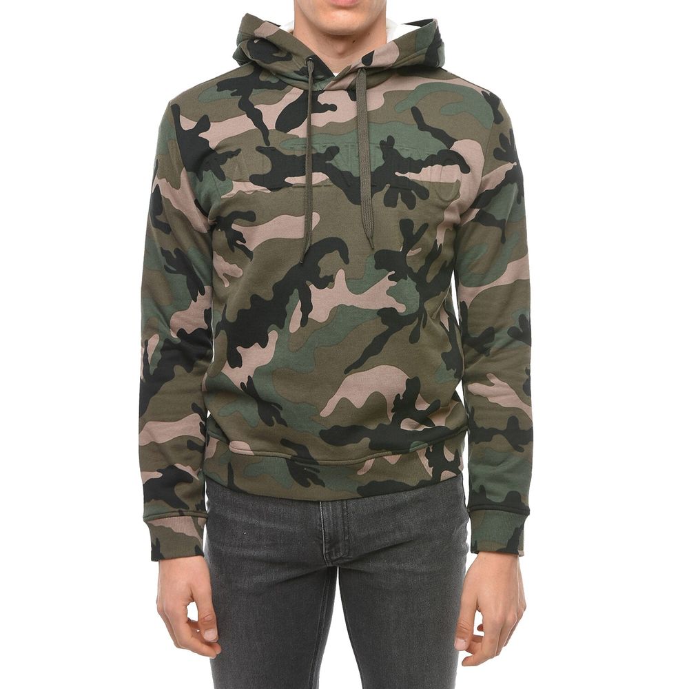Valentino Bicolor Cotton Sweatshirt for Men - Stylish Comfort