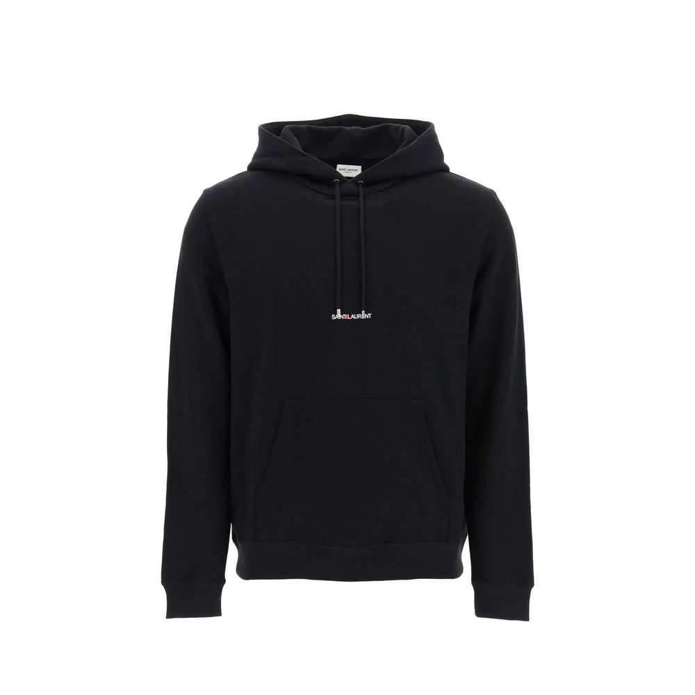 Saint Laurent Zwarte Katoenen Sweatshirt