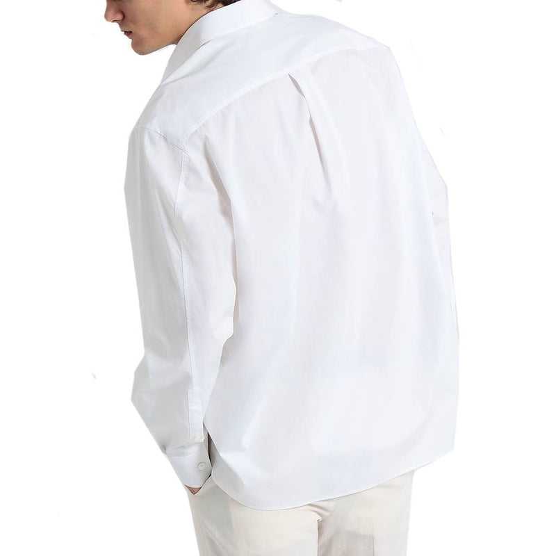 Valentino White Cotton Dress Shirt for Men - Elegant & Versatile