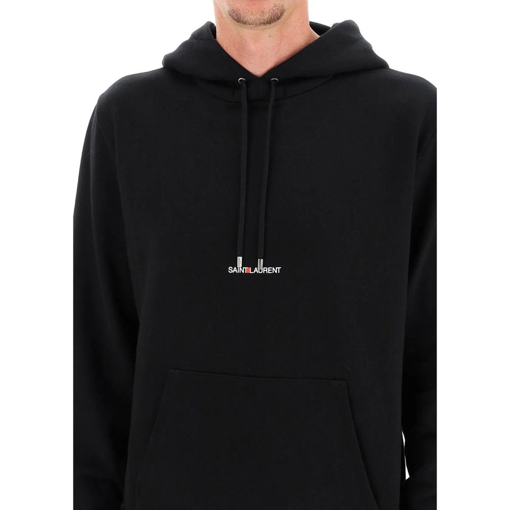 Saint Laurent Zwarte Katoenen Sweatshirt