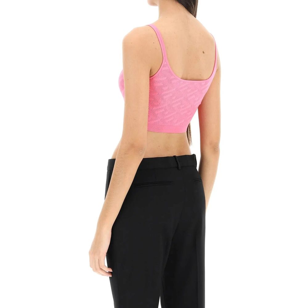 Versace Multicolor Elastane Tank Top for Women