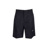 Valentino Garavani Black Nylon Bermuda Shorts for Men