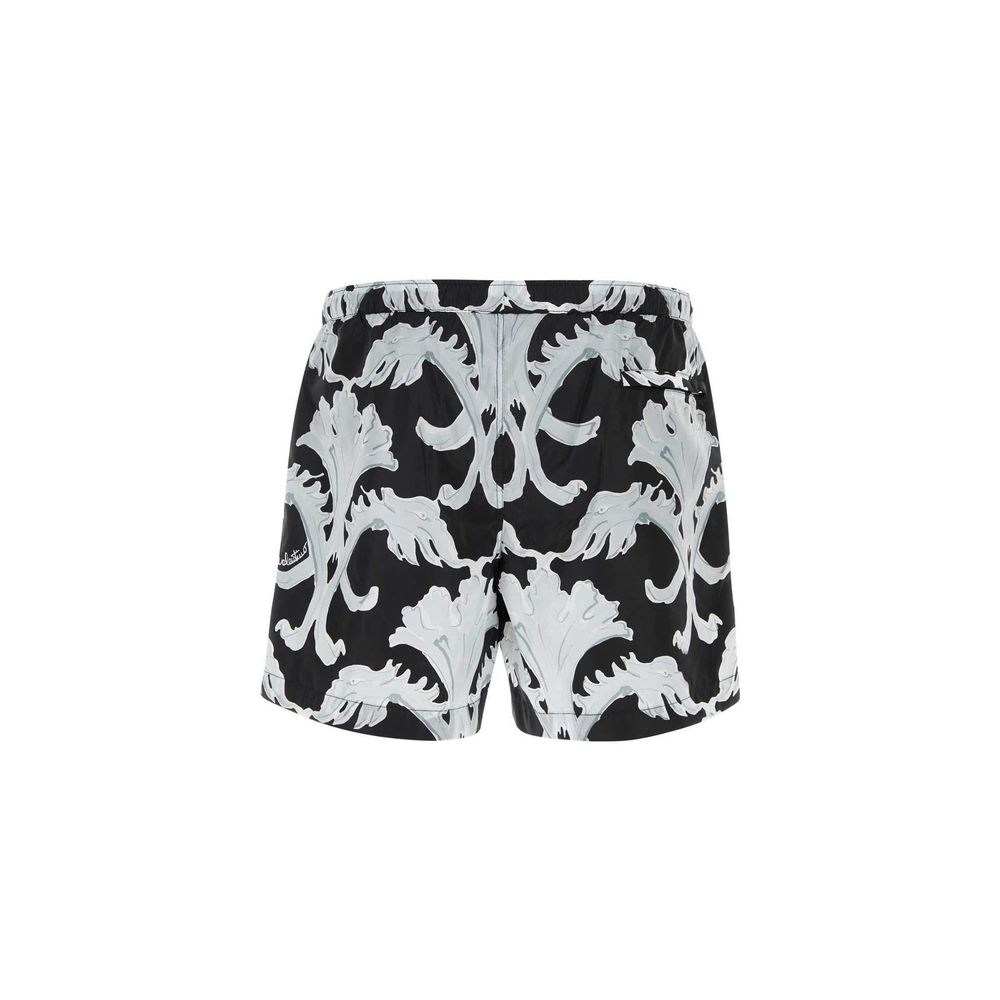 Valentino Black Polyamide Shorts for Men